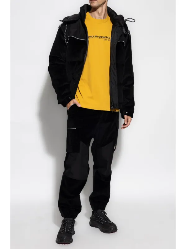Moncler Grenoble Logo T-shirt | Yellow | FARFETCH PH