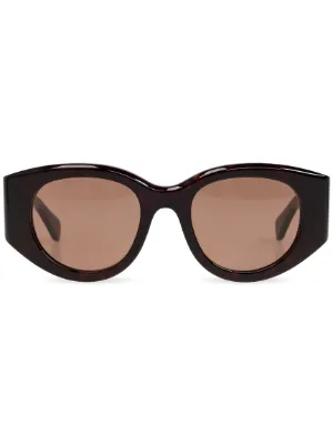 Chloé Eyewear オーバーサイズ サングラス | ブラウン | FARFETCH JP