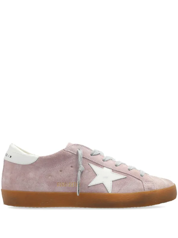 Golden Goose star detailed trainers women Rubber Calf Suede Fabric 39 Pink