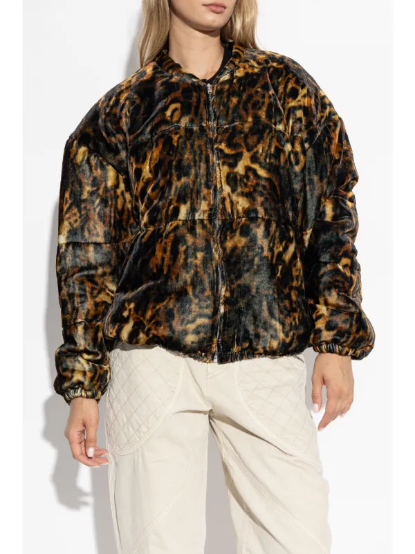 Animal print bomber jacket best sale