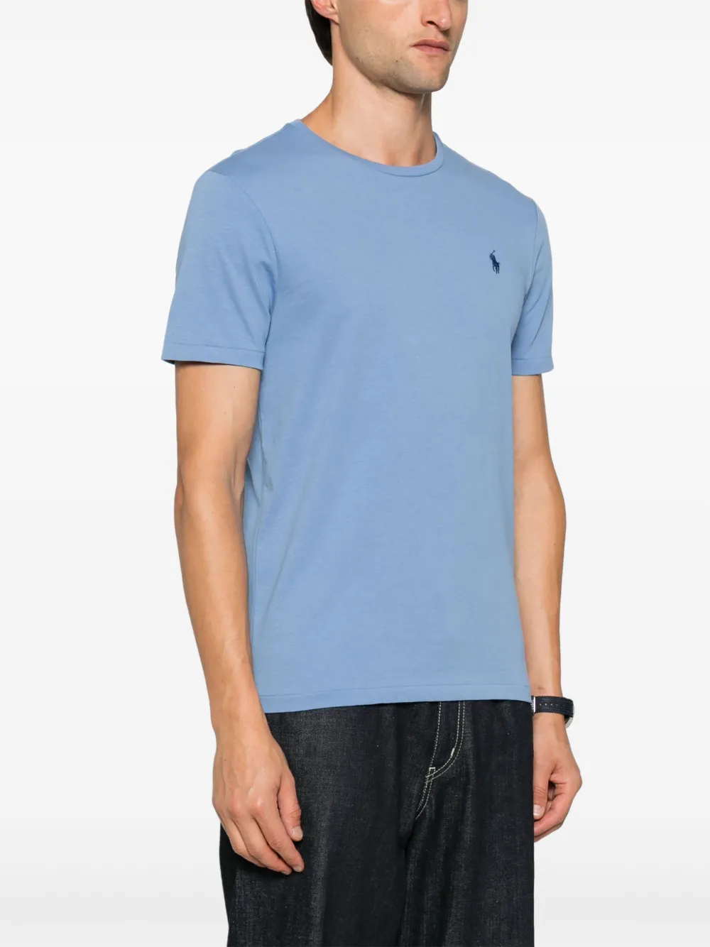 Polo Ralph Lauren T-shirt met Polo Pony-patroon Blauw