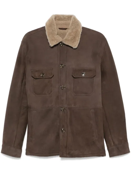 Barba veste en daim - Marron - Barba - Modalova