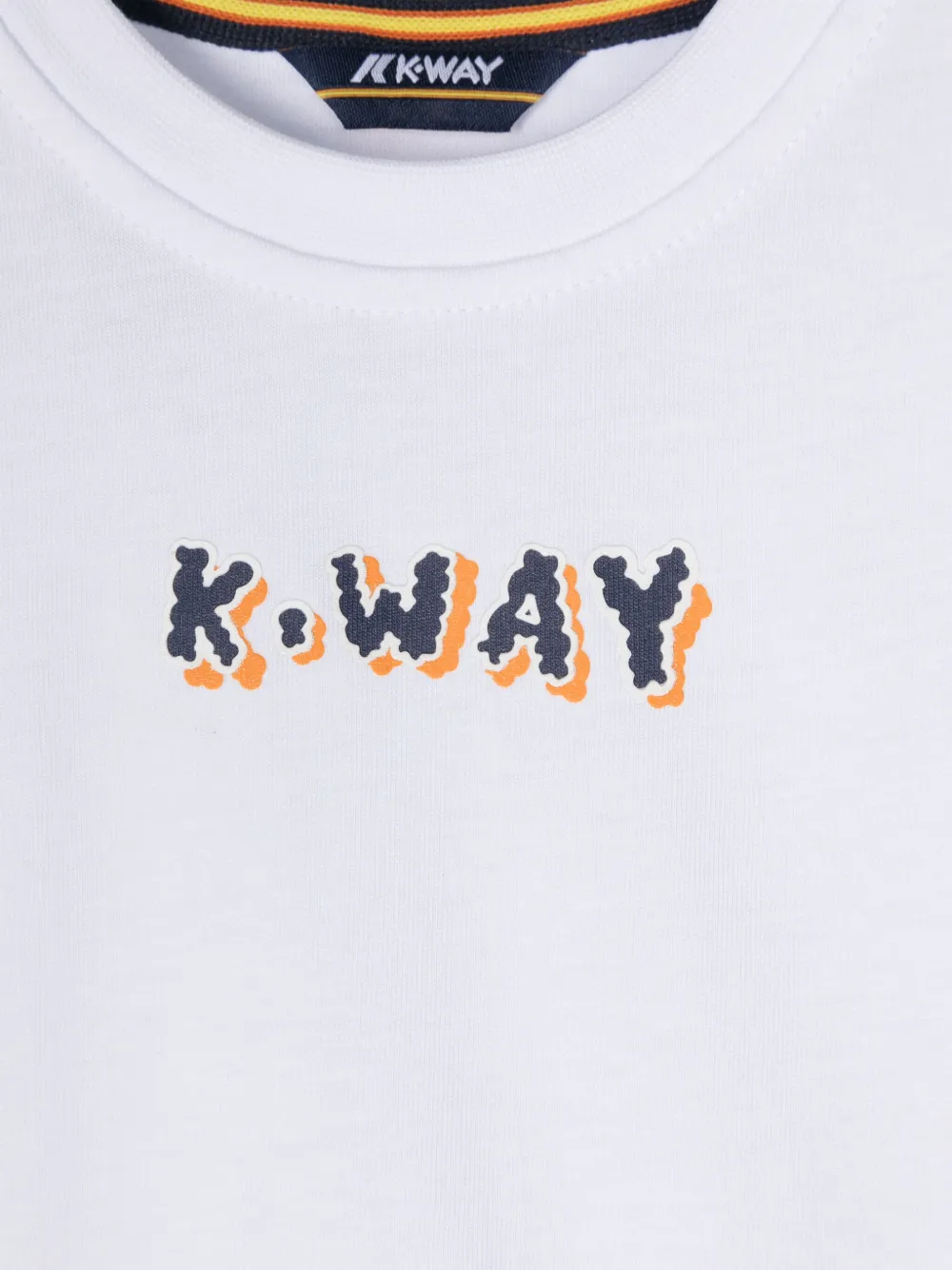 K Way Kids E. Pete Cloudy T-shirt Wit