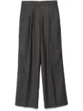 Scotch & Soda logo-plaque trousers - Grey