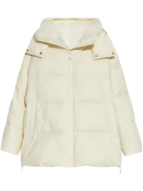 Yves Salomon Shearling-lined Jacket in Neutrals