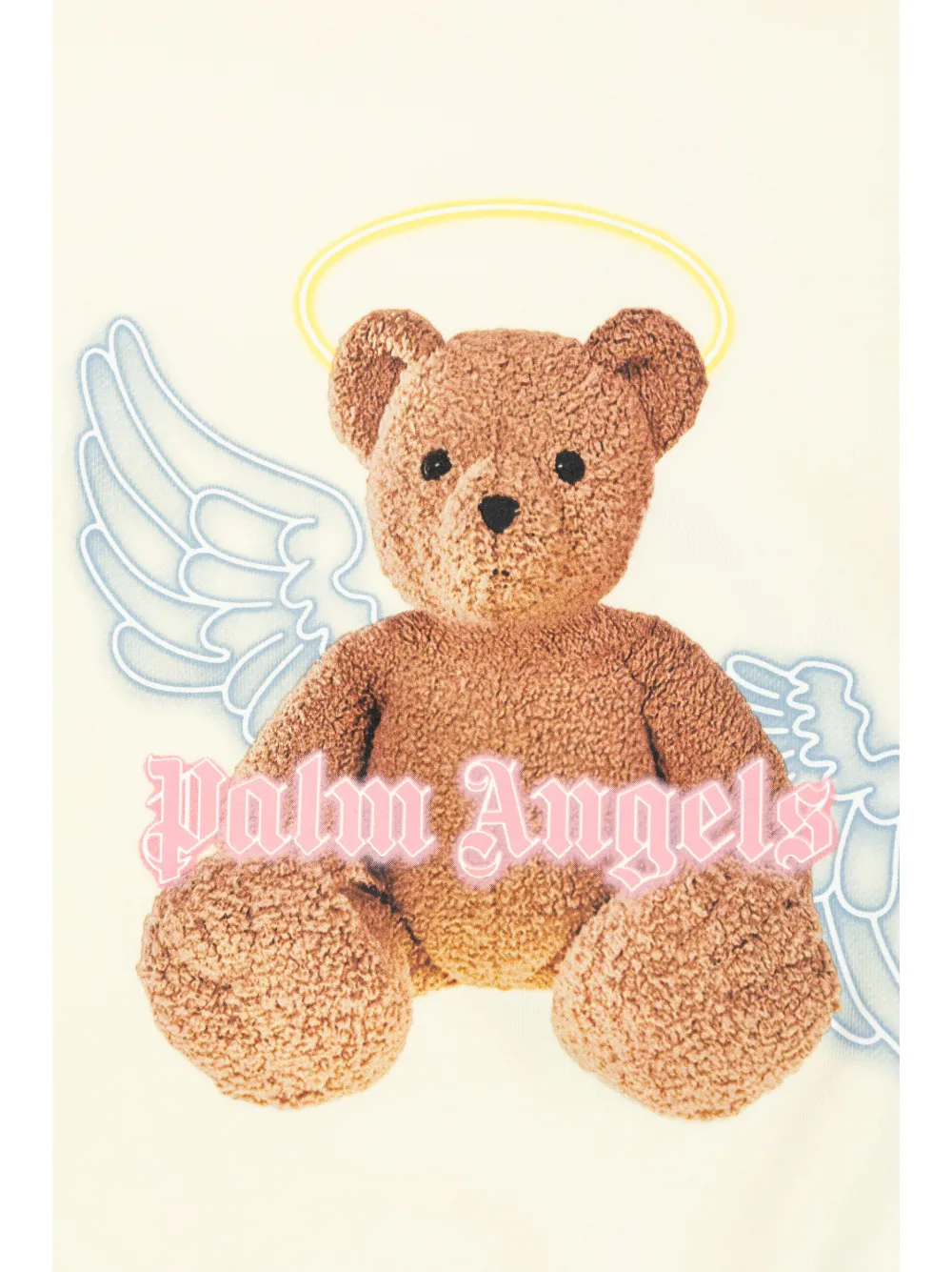 Palm Angels Kids Sweater met print Beige