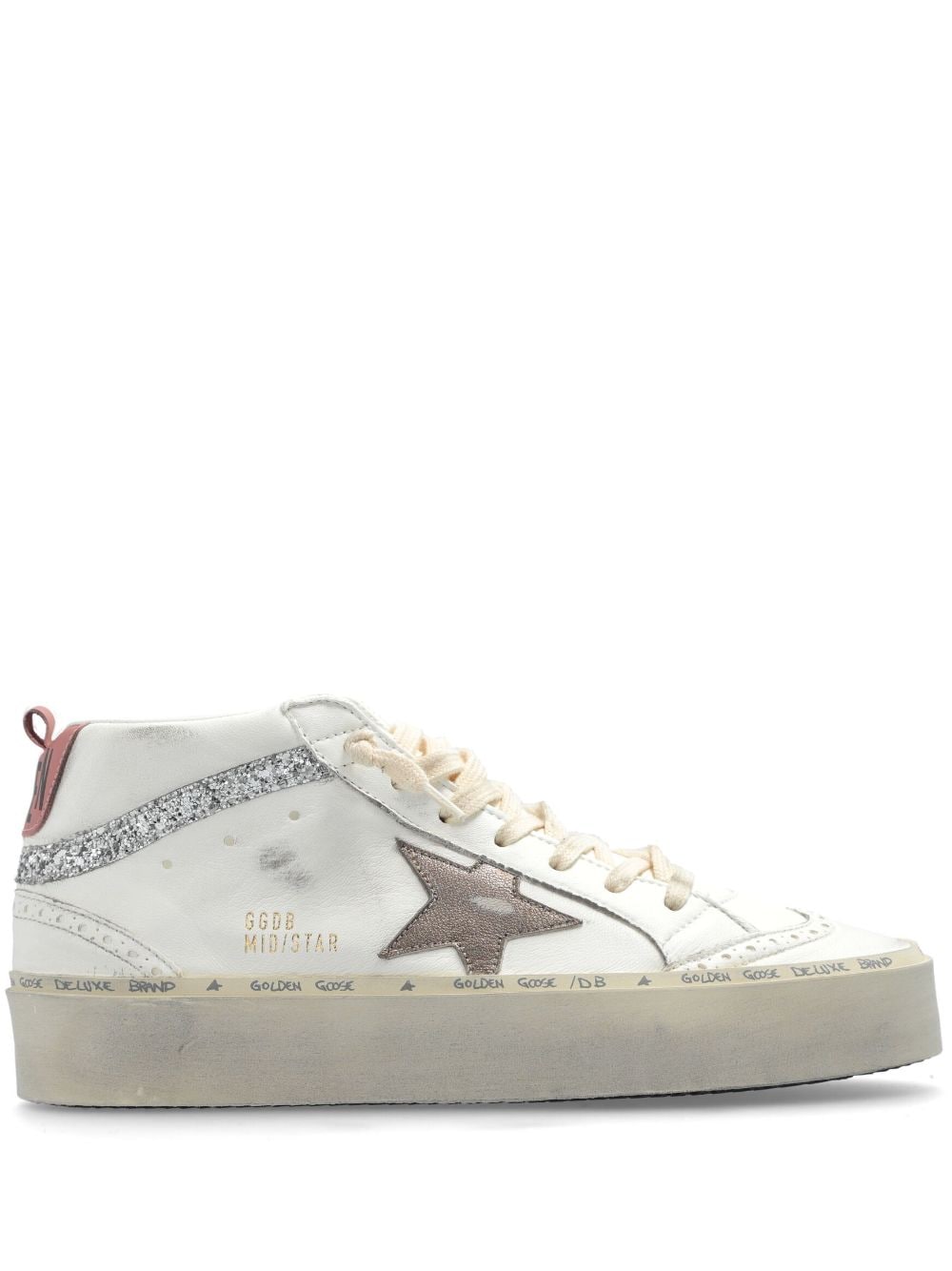 Golden Goose Mid Star trainers - Bianco