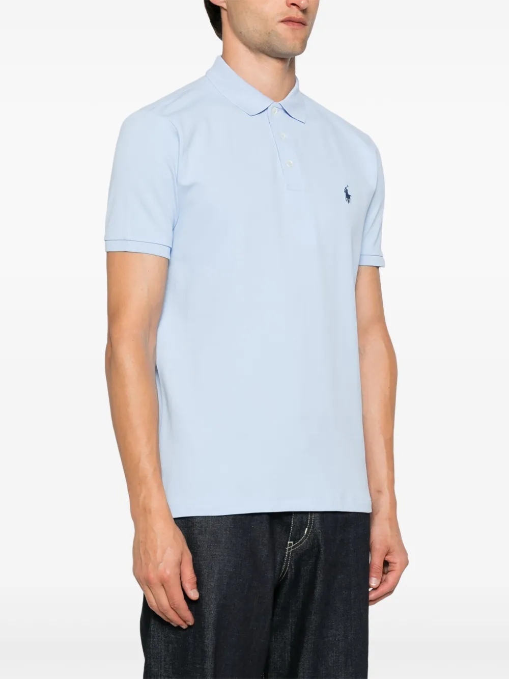 Polo Ralph Lauren Poloshirt met Polo Pony-patroon Blauw