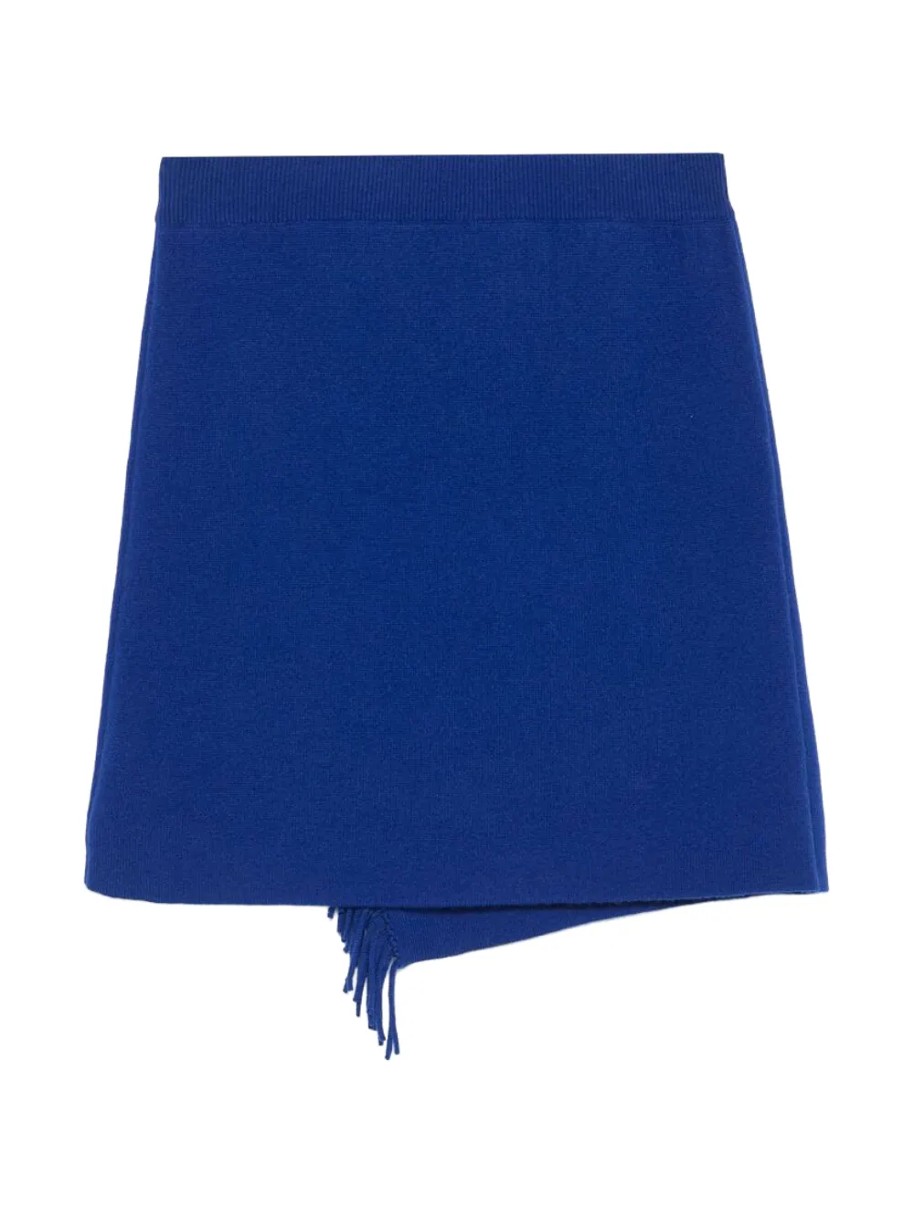 Mette Fringed Asymmetric Mini Skirt