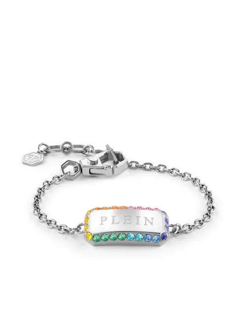 Philipp Plein Crystal Tag bracelet 