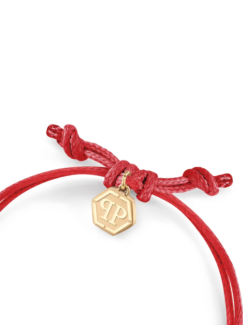 Philipp Plein Rocked Hearts Bracelet In Gold
