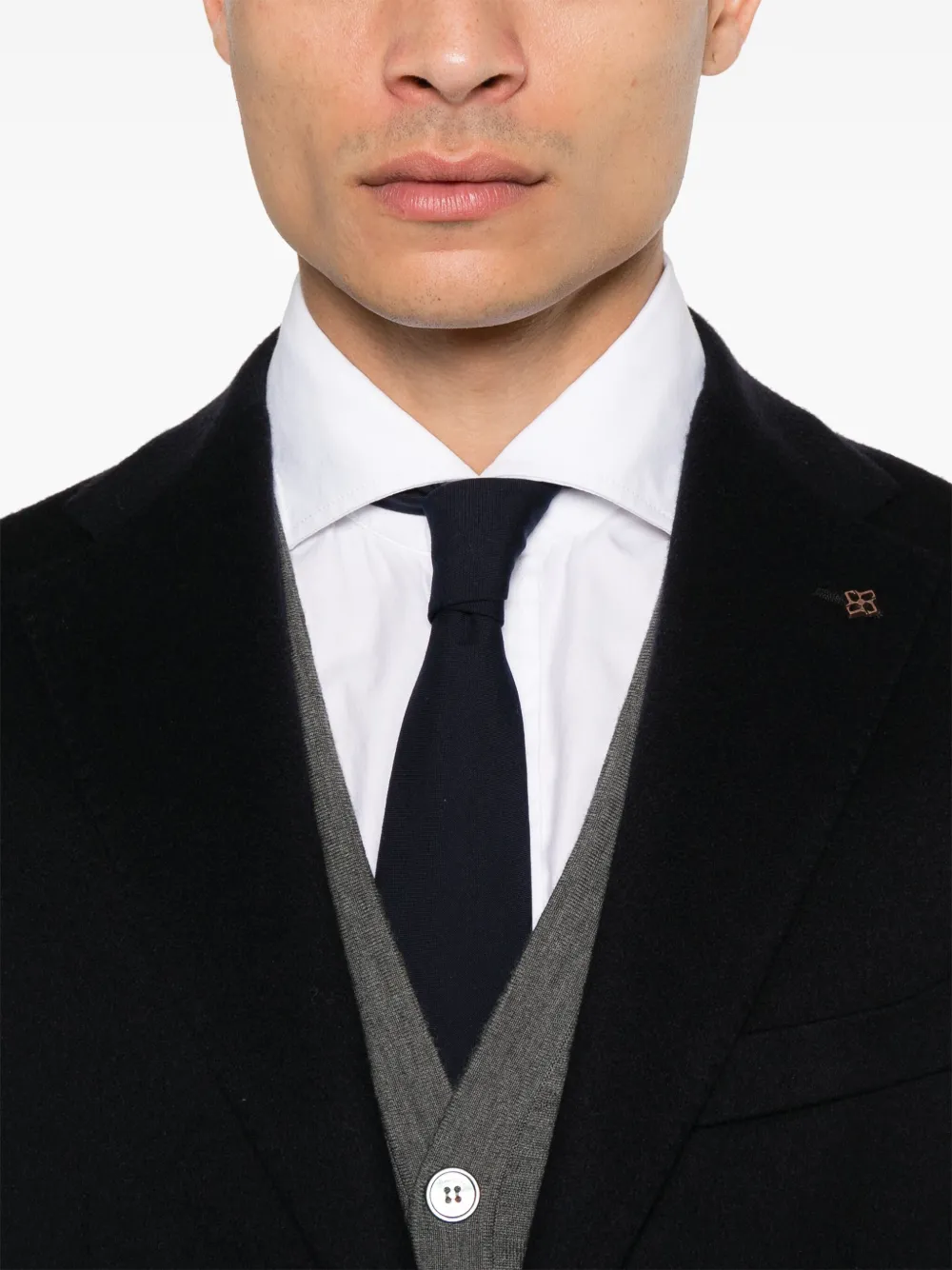Tagliatore Blazer met enkele rij knopen Blauw
