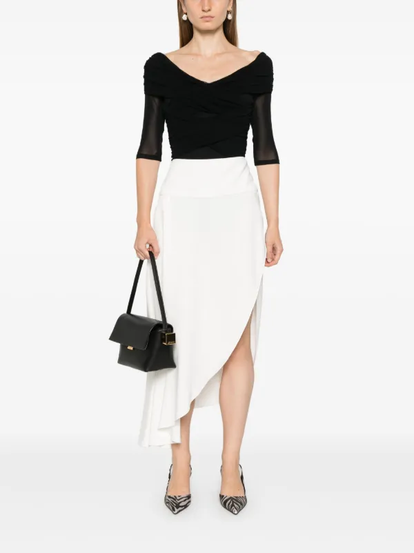 特別価格 Alex Furstenberg Von Diane DVF Bodysuit FARFETCH | Black | チュニック