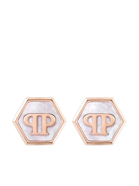 Philipp Plein Mini logo earrings 