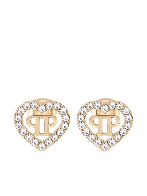 Philipp Plein Rocked Hearts earrings 