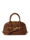 Miu Miu Aventure leather tote bag - Brown