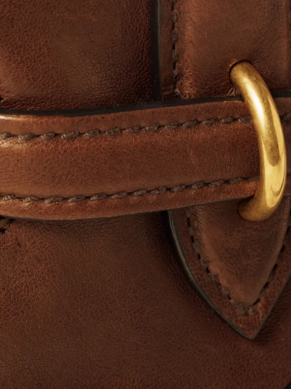 Miu Miu Aventure Leather Tote Bag | Brown | FARFETCH