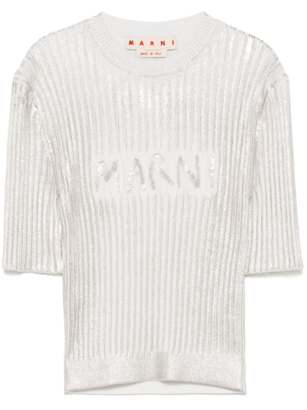 Cheap Marni ribbed short-sleeved jumper Women