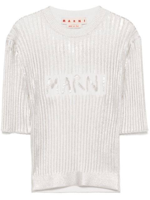 Marni ribbed short-sleeved jumper Women