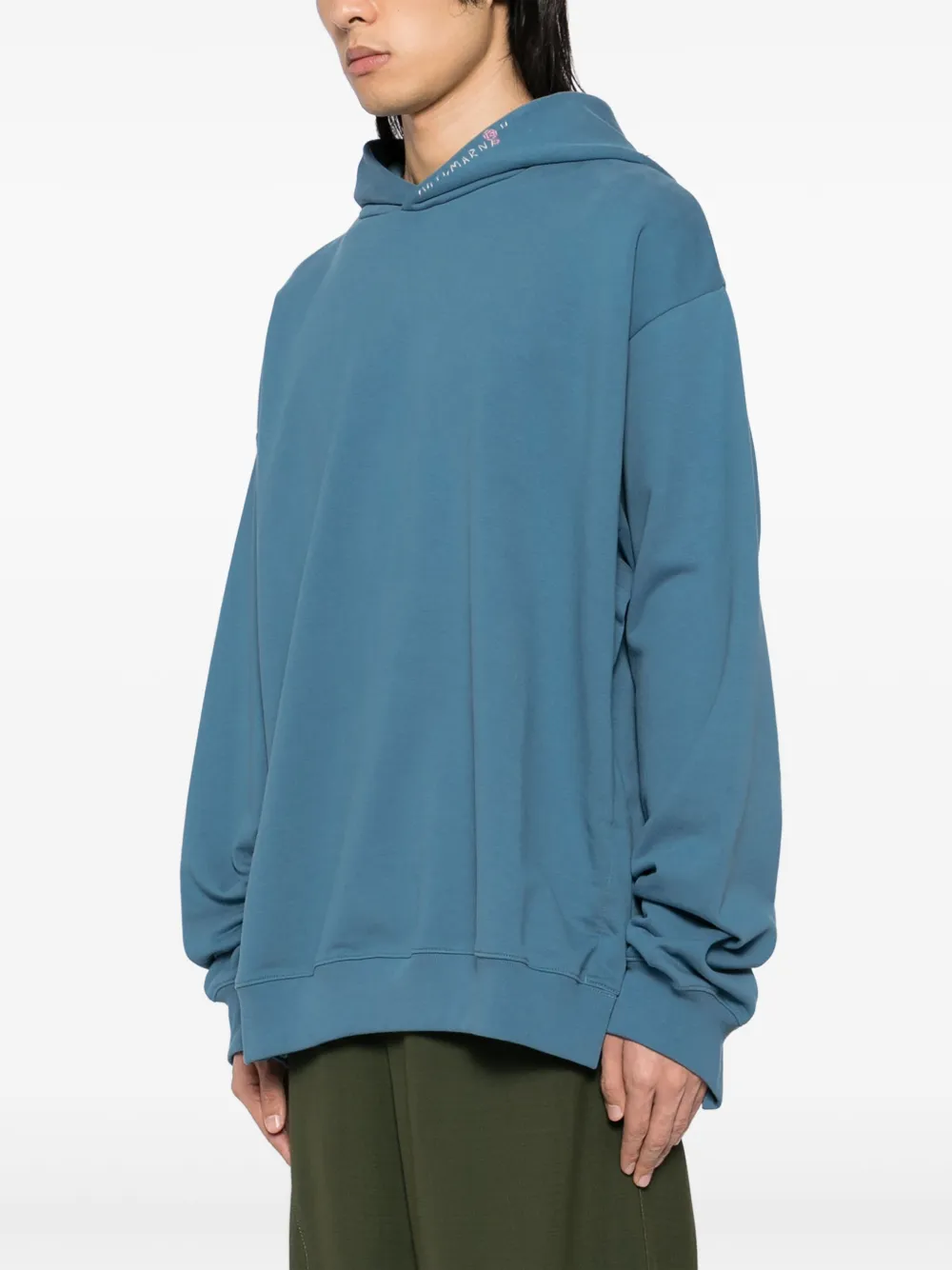 Cheap Marni logo-stitched hoodie Men