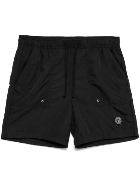 Stone Island Compass-appliqué  short