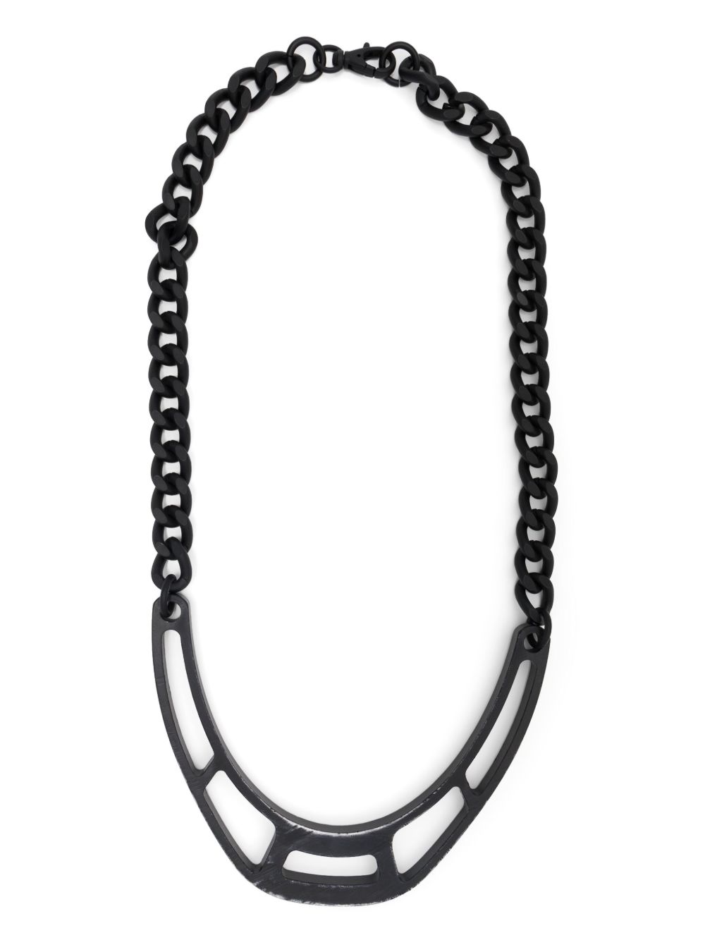 Object N11 stirrups necklace