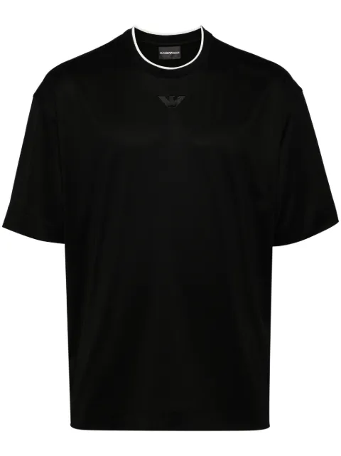 Emporio Armani embroidered logo T-shirt Men