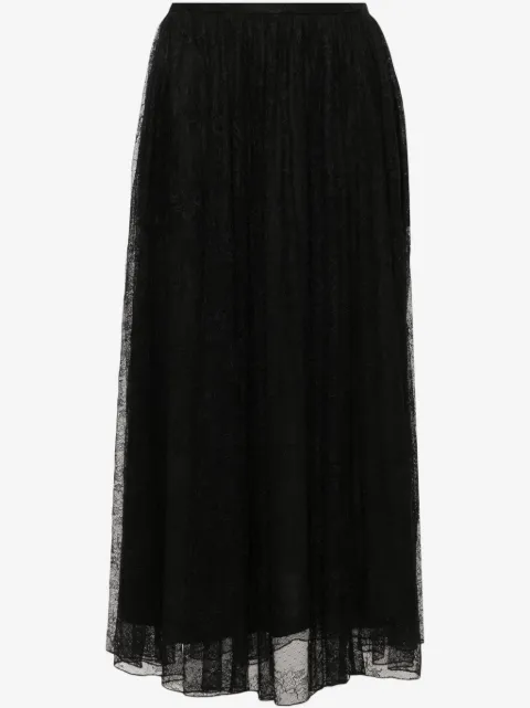 ROTATE BIRGER CHRISTENSEN floral-lace midi skirt 