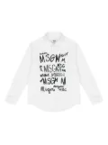 MSGM Kids logo-print shirt - White