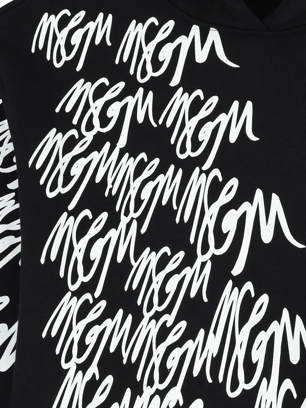 MSGM Kids Jurk met logoprint Zwart
