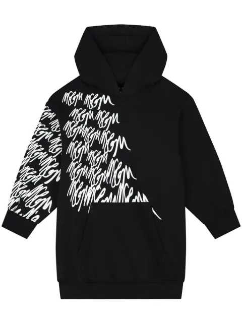 MSGM Kids logo-print dress