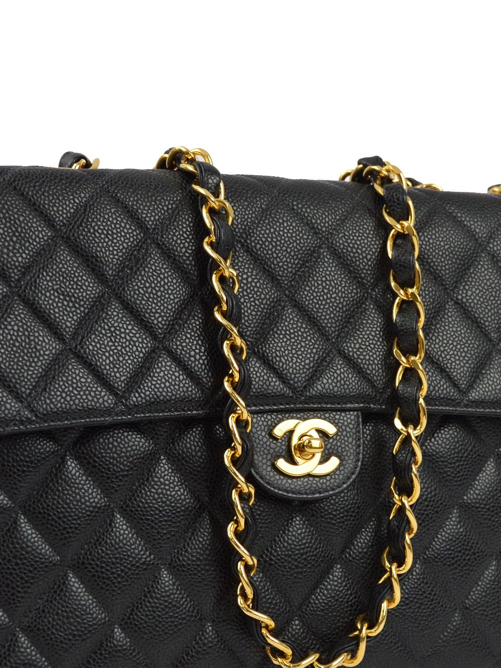 Affordable HOT SALE CHANEL 2000 jumbo Classic Flap shoulder bag Women