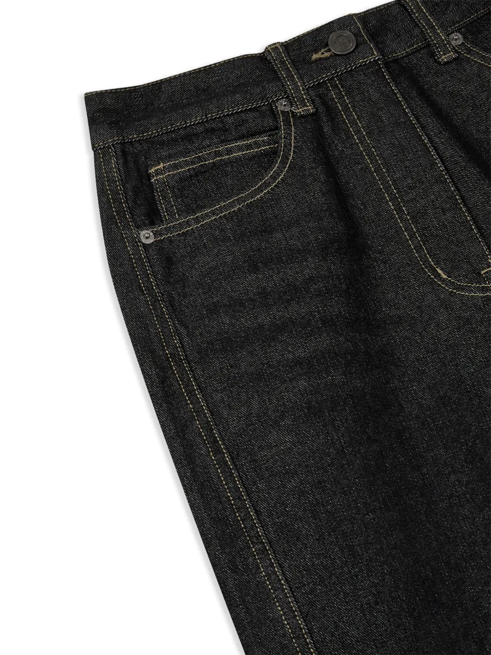 STUDIO TOMBOY Signature cropped jeans Zwart