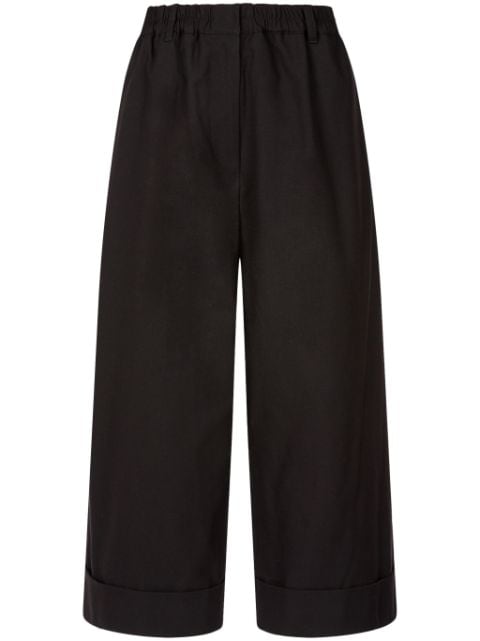 STUDIO TOMBOY wide-leg cropped trousers 