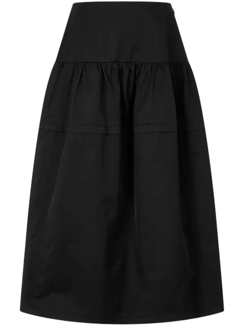 STUDIO TOMBOY shirred midi skirt 
