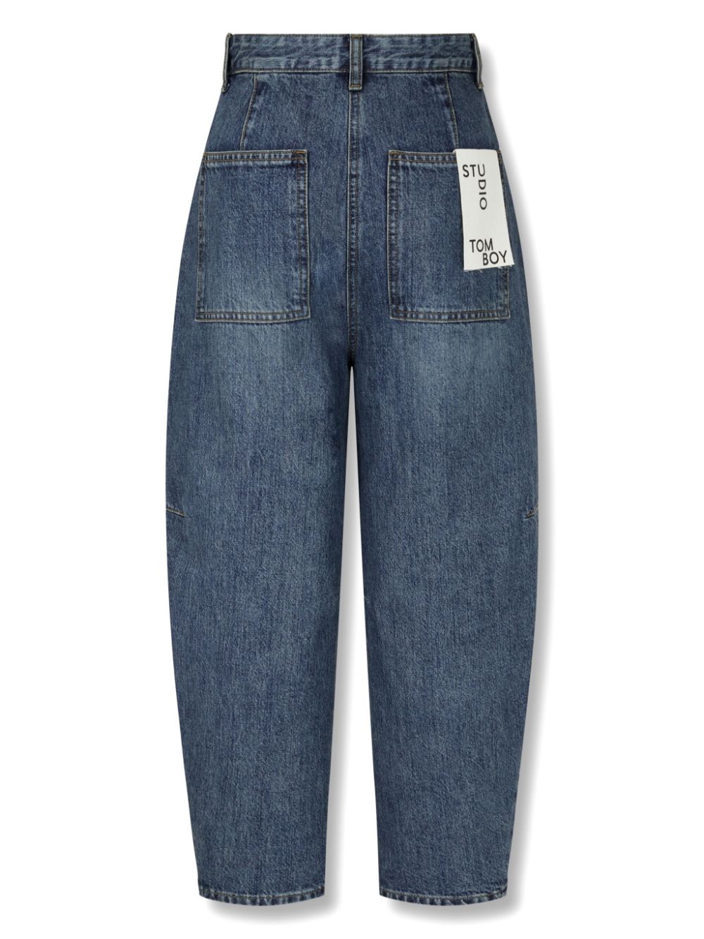 STUDIO TOMBOY Signature cropped jeans - Blauw