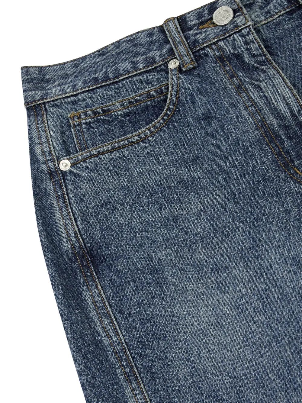 STUDIO TOMBOY Signature cropped jeans Blauw