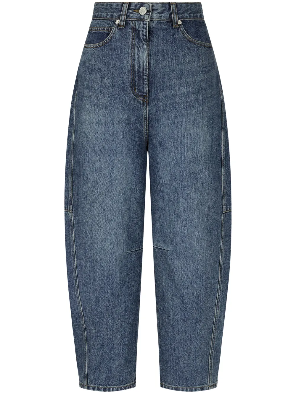 STUDIO TOMBOY Signature cropped jeans Blauw