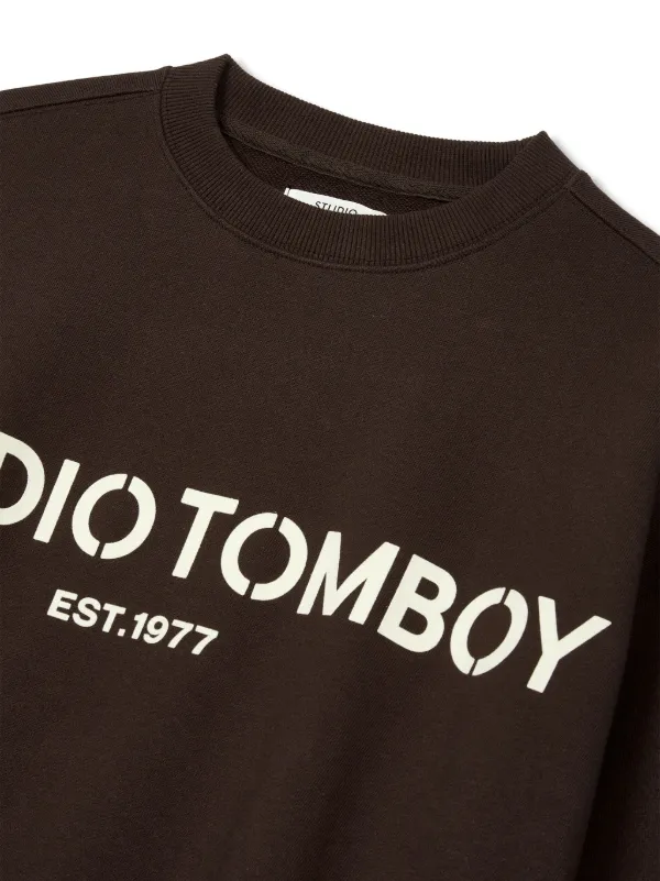STUDIO TOMBOY ロゴ スウェットシャツ | ブラウン | FARFETCH JP