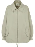 STUDIO TOMBOY zip-up oversized jacket - Neutrals