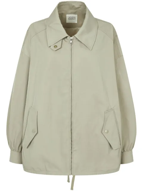 STUDIO TOMBOY zip-up oversized jacket 