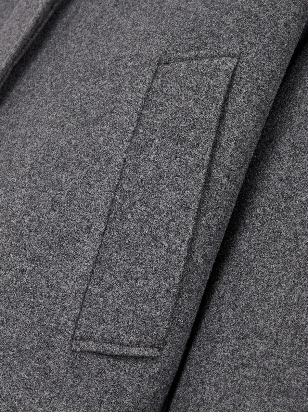 Studio Tomboy Single-breasted Wool Coat In Grey