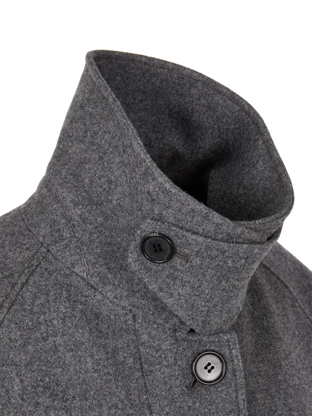 Studio Tomboy Single-breasted Wool Coat In Grey