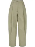 STUDIO TOMBOY twill cotton trousers - Green