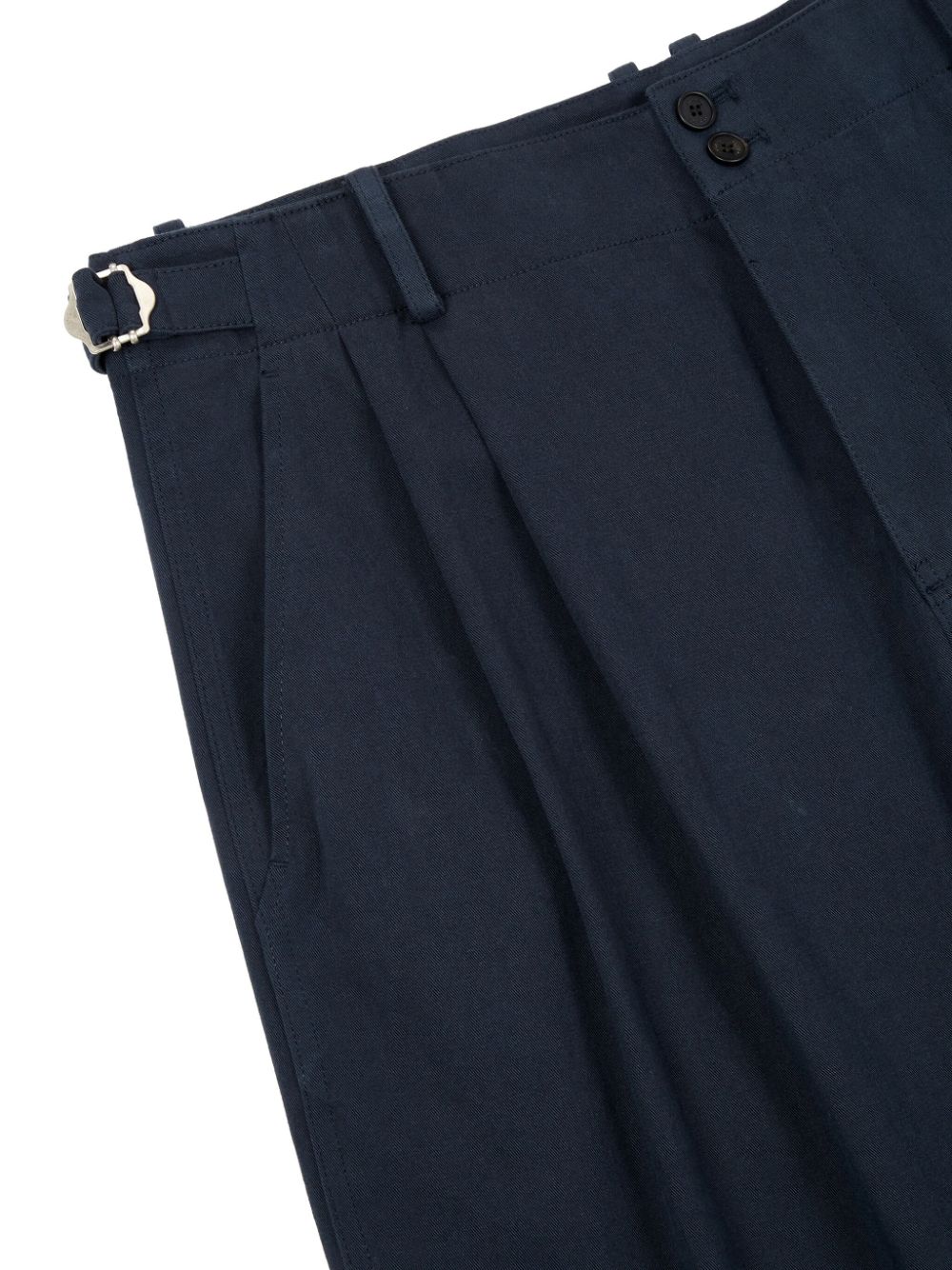 Shop Studio Tomboy Cotton Chino Trousers In Blue