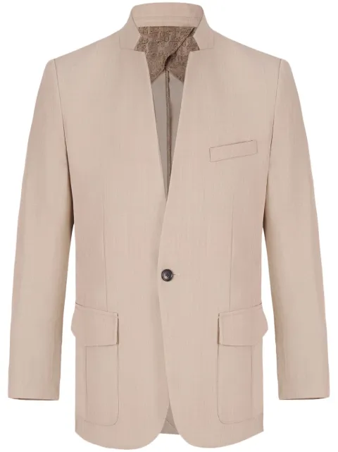 Shanghai Tang stand-up collar blazer