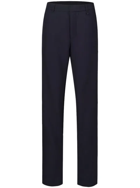 Shanghai Tang rear elasticated-waistband tailored trousers