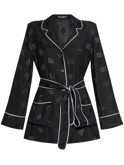 Dolce & Gabbana قميص ساتان جاكار