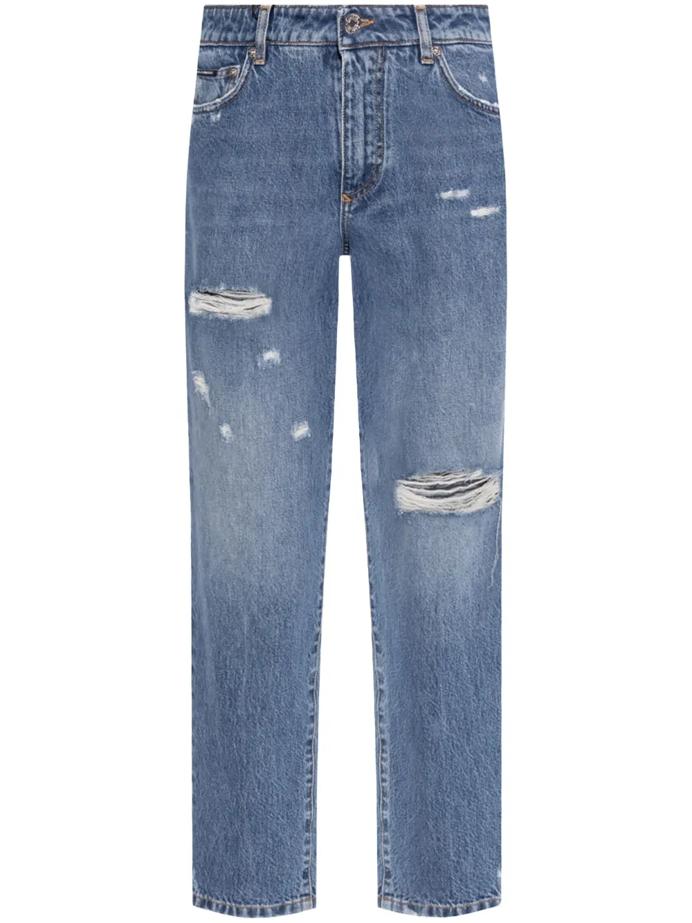 Ripped jeans gucci sales