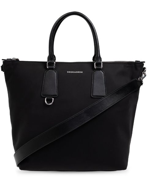 DSQUARED2 logo-plaque nylon tote bag Women